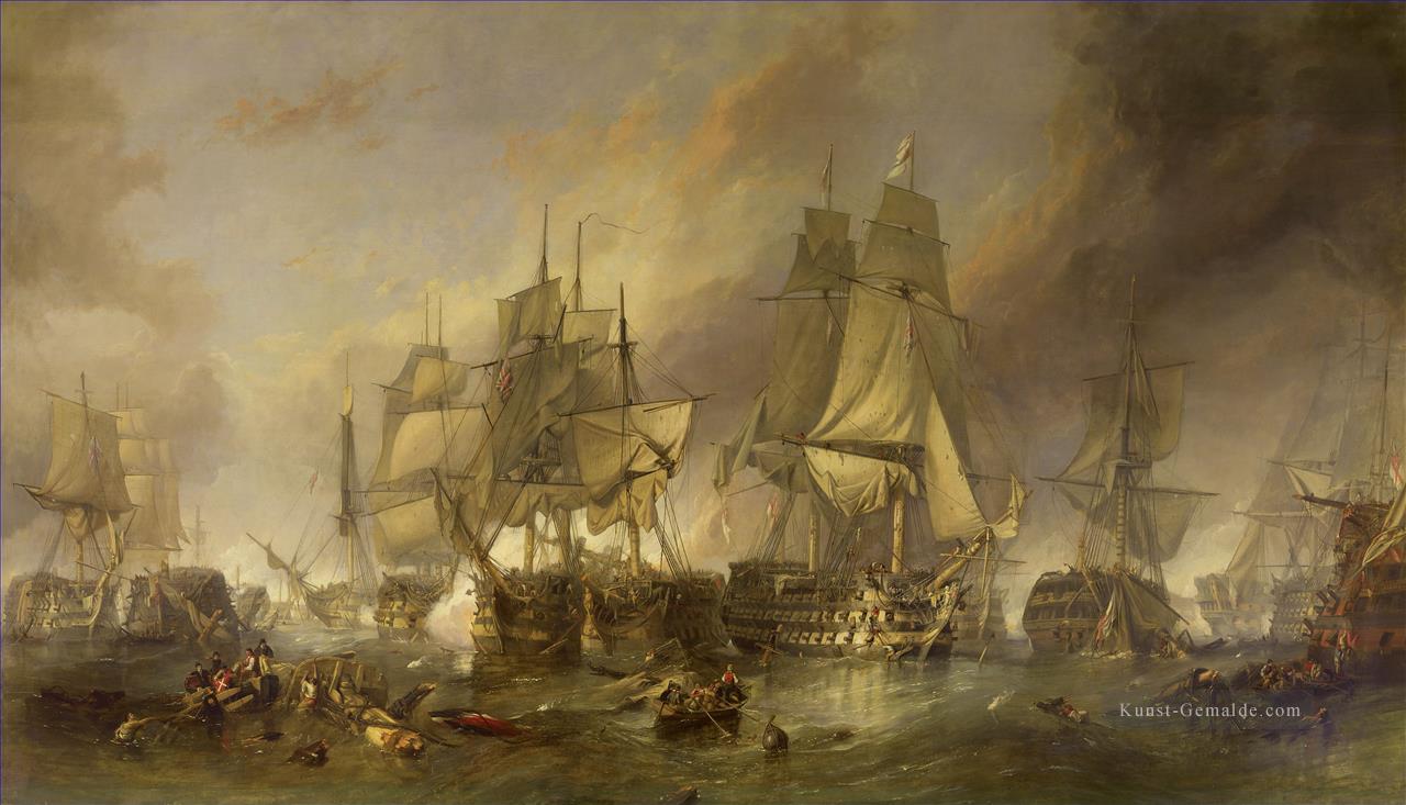 der Schlacht von Trafalgar durch William Clarkson Stanfield Ölgemälde